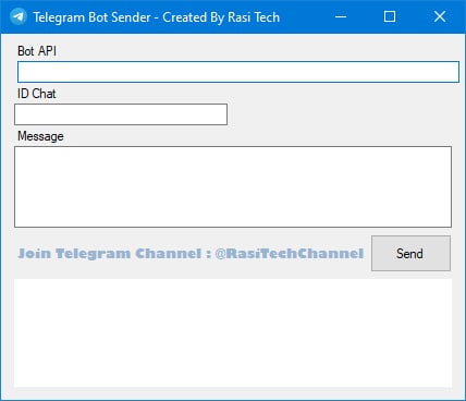 Screenshot Telegram Bot Sender